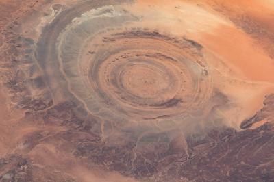 Sultan Al Neyadi Captures the "Eye of the Sahara"