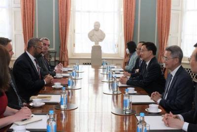 Cleverly Discusses Xinjiang and Taiwan Issues with Chinese Vice President
