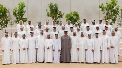 UAE President Meets Classmates... A Photo for Remembrance