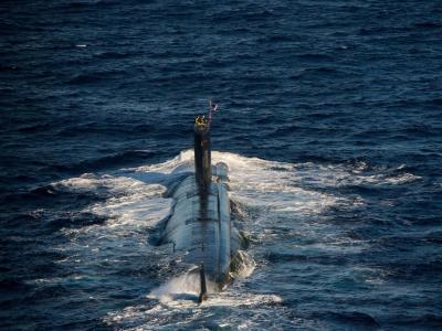 Title: Arrival of American Nuclear Submarine in South Korea