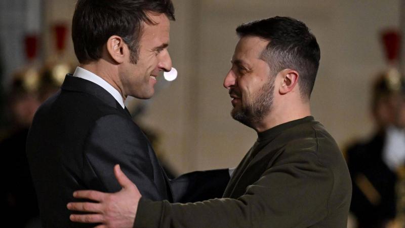 Title: Zelensky Discusses His Visit to China with Macron