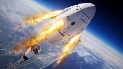 Video: "Crew Dragon" Returns to Earth