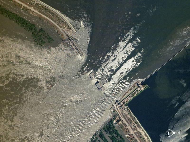 Title: Seven People Missing Due to Flooding from Nova Kakhovka Dam Destruction