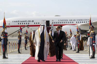 UAE President Arrives in Cairo for Official Visit
