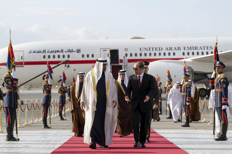 UAE President Arrives in Cairo for Official Visit