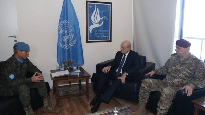 Mikati and Army Commander from UNIFIL Headquarters: Those Found Guilty Will Face Punishment