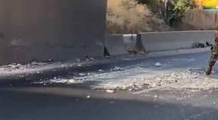 Partial Bridge Collapse on Highway Between El-Harir and Shkka (Video)