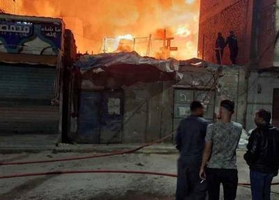 Fire Devours Historic Church in Egypt