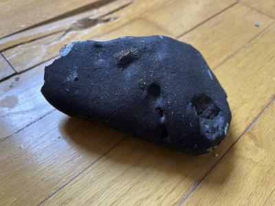 Meteorite on a House in New Jersey, USA