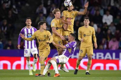 "Barcelona" Falls at "Valladolid" Stadium