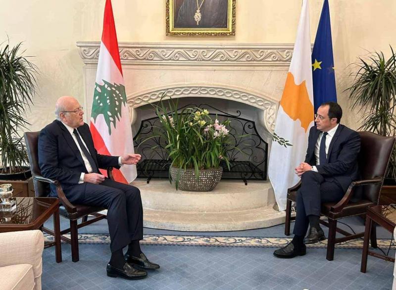 Cypriot President and Mikati Emphasize the Depth of Bilateral Relations