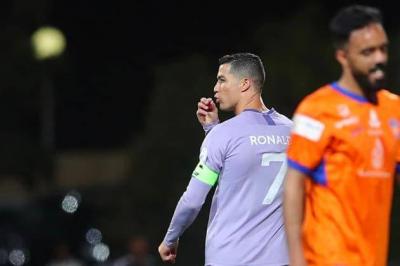 Cristiano Ronaldo Upset After Draw with Al-Faiha