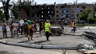 Deaths in Shelling in Donetsk