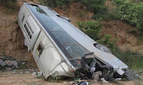 Death of 18 People in Bus Accident in Mexico