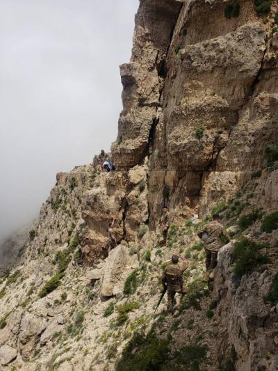 Photos - Rescue of a Woman Trapped on a Mountain Slope in Fnideq