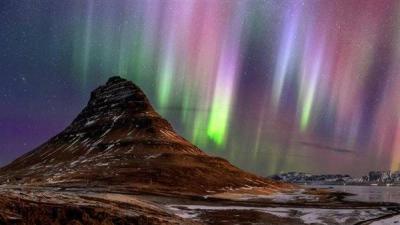 Aurora Borealis Adorns the Sky of Finland