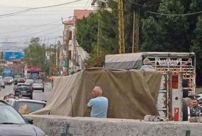 The Al-Kahaleh Truck Among Four That Crossed