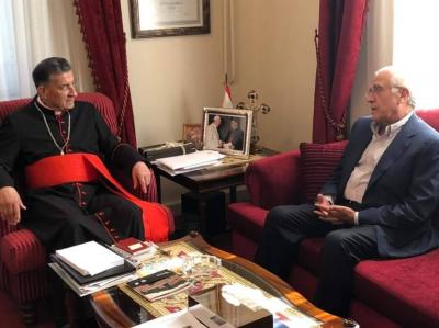 Suleiman Presents His Presidential Initiative with the Patriarch