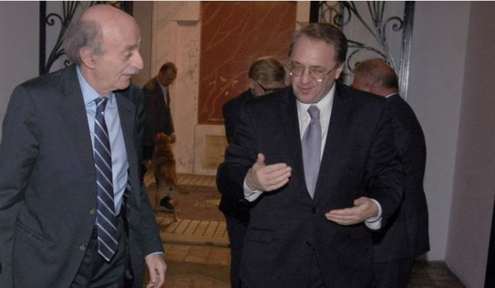 Bogdanov Contacts Jumblatt Emphasizing the Election of a President