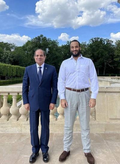 Saudi Crown Prince Meets Sisi in Paris