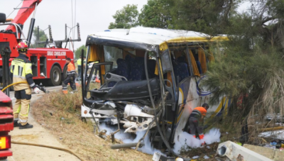 Death of a Moroccan Woman and Injury of 24 in Bus Flip in Spain