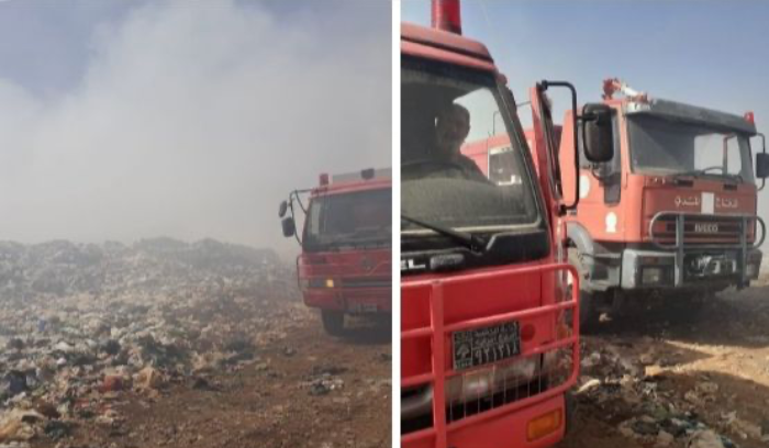Large Fire in Akkar: Civil Defense Forces Respond!