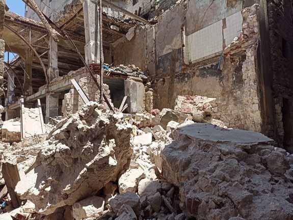 Collapse of a 3-Story Building in the Khalifa District of Cairo