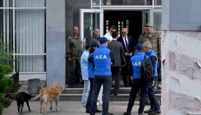 IAEA Delegation Comes Under Gunfire After Visiting Zaporizhia Plant