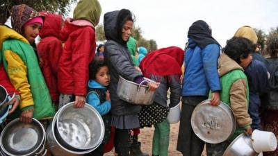 UN Warning: 55% of Syria's Population Faces Food Shortages