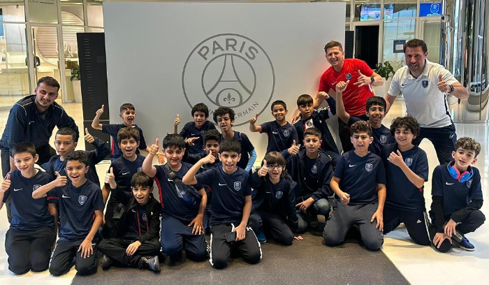 Youngest Lebanese Player in PSG Tournament in Paris