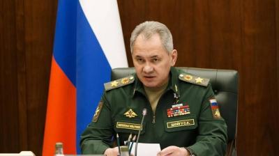 Shoigu Makes Rare Visit to Russian Troops in Ukraine