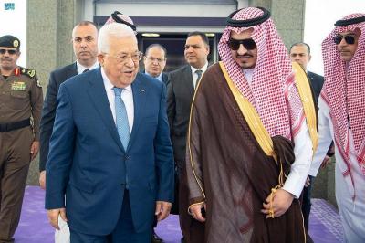 Title: Palestinian President Arrives in Jeddah
