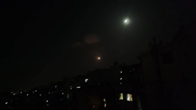 Airstrikes on Damascus: Syrian Defenses Respond