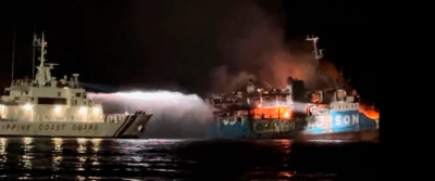 31 Dead Due to Ferry Fire in the Philippines