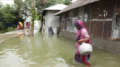 Title: 55 Killed Due to Floods in Bangladesh