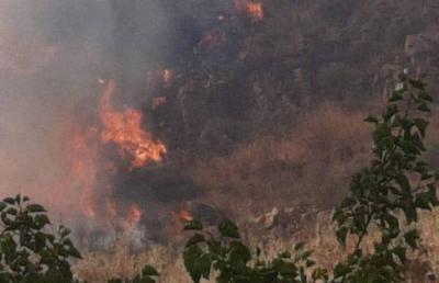 Large Fire in Faria