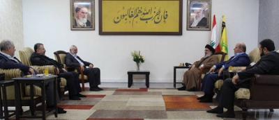 Nasrallah Receives a Leadership Delegation Headed by Haniya