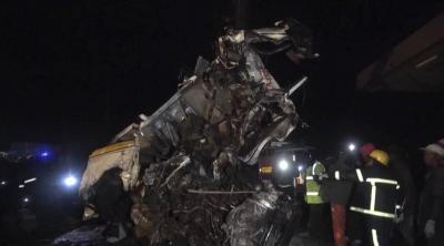 Title: Fire in Indian Bus Kills 25 People