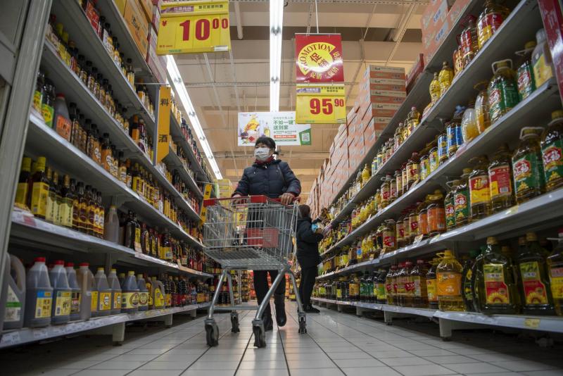 China: Consumer Prices Increase at Slowest Pace in Two Years