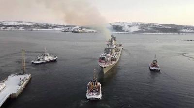 Russia Conducts Naval Drills in the Arctic