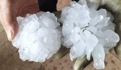 Hail Injuries in Italy After High Temperatures