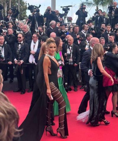 Maya Diab Dazzles at the Cannes Red Carpet