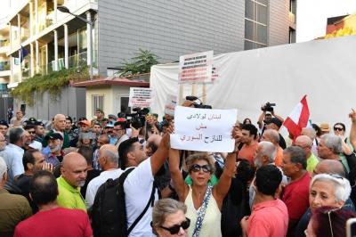 Solidarity Rally Against the Efforts to Resettle Displaced Persons in Lebanon