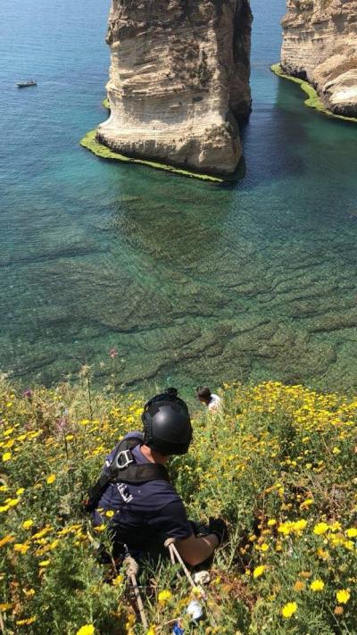 Suicide of a Young Man at Raouche Rock