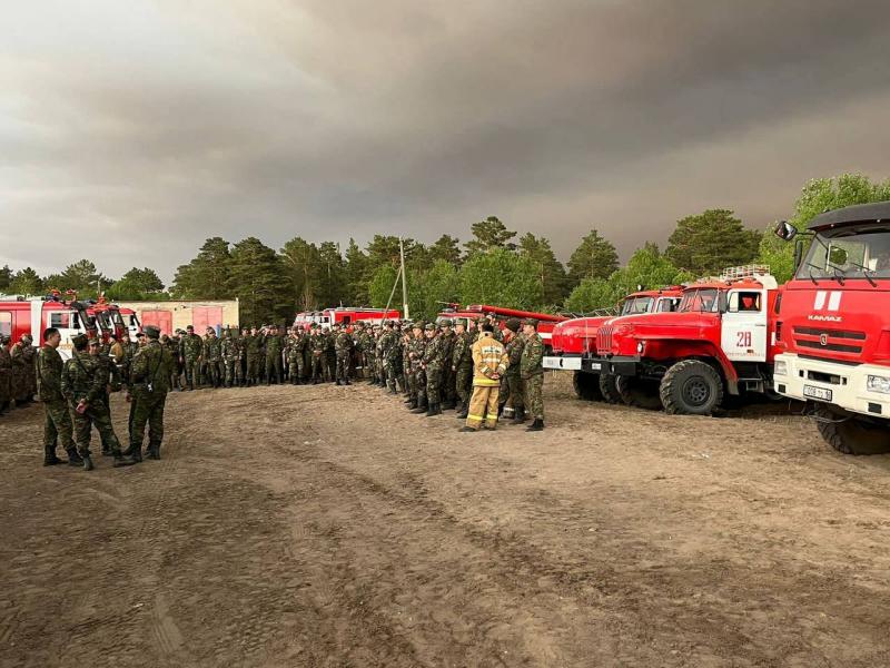 Impossibility of Extinguishing a Fire at an Oil and Gas Field in Kazakhstan