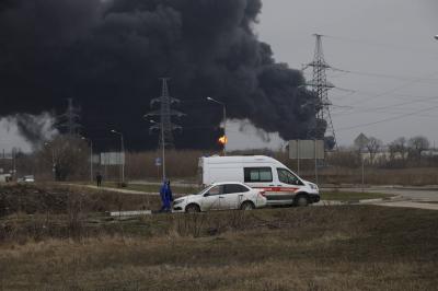 Attack with Drones on Power Stations in Belgorod, Russia