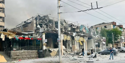 Video - Missile Strike Hits Crowded Restaurant in Ukraine