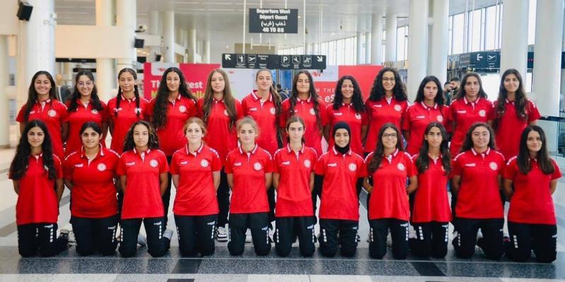 Lebanon's U-17 Women's Football Team to Amman