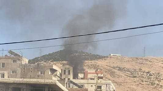 Explosion of a Diesel Tank on a Rooftop in Anjar