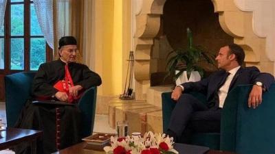 Meeting Between Macron and Patriarch Raï